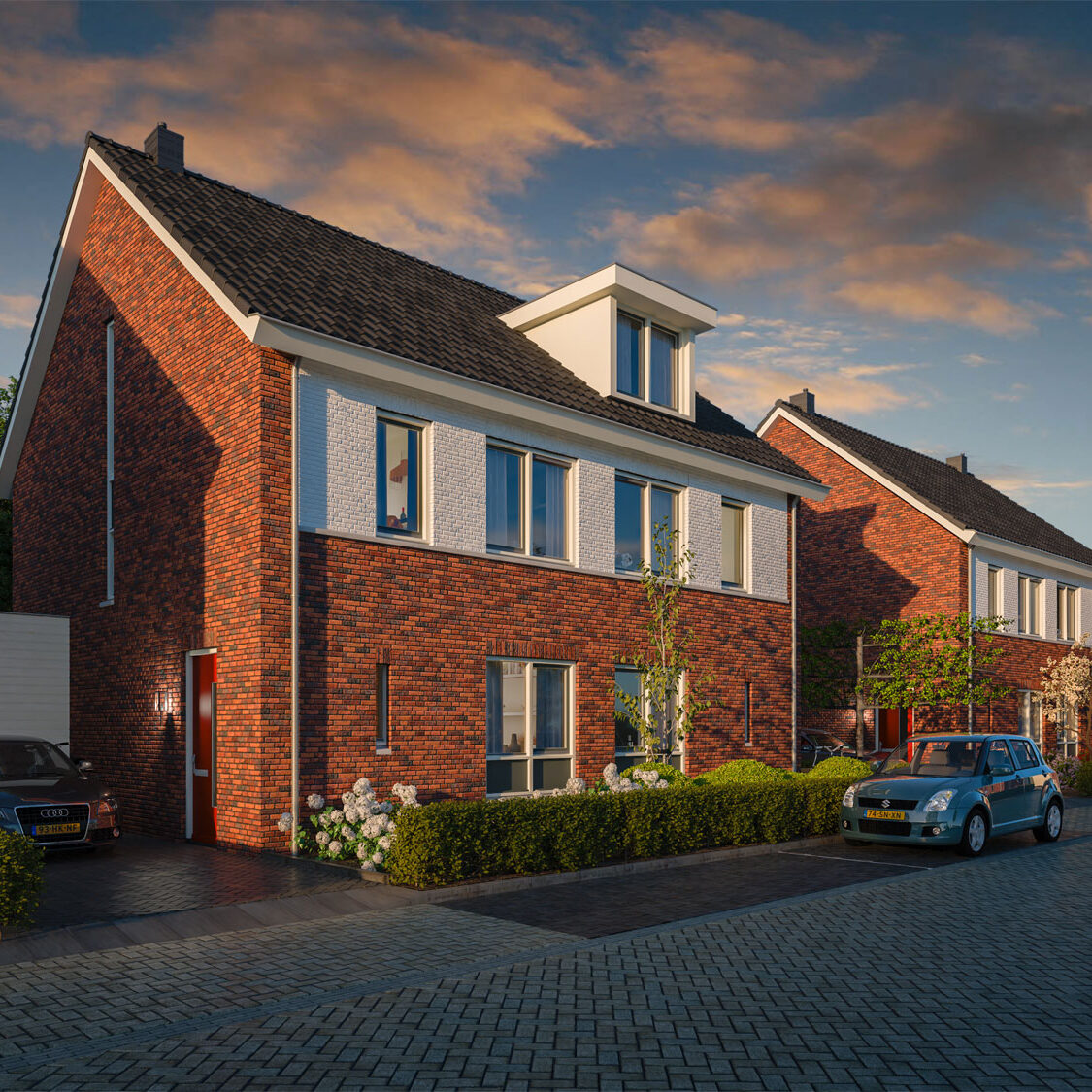 Bouwproject woonwijk Heiakker in Helmond door van Montfort bouwbedrijf